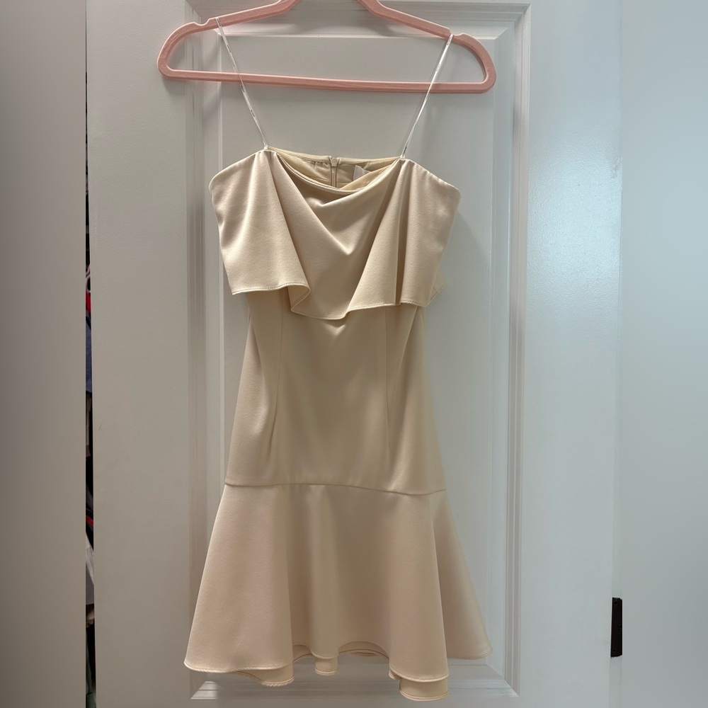 Elliatt Strapless Chamagne Dress- NEW WITH TAGS